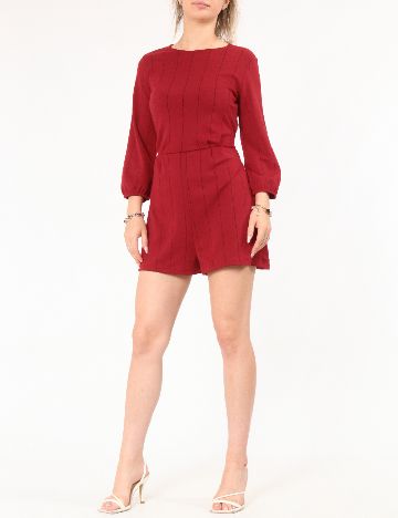 Salopeta Bershka, rosu