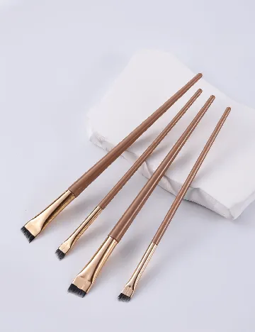 Set pensule de machiaj 4 bucati SHEIN, maro