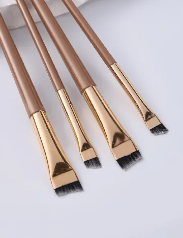 Set pensule de machiaj 4 bucati SHEIN, maro