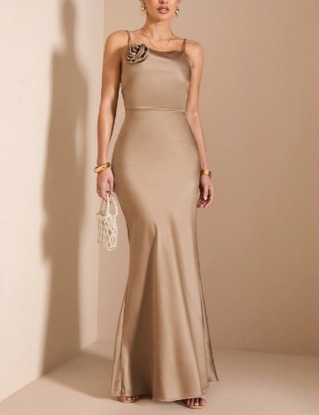Rochie lunga SHEIN, maro