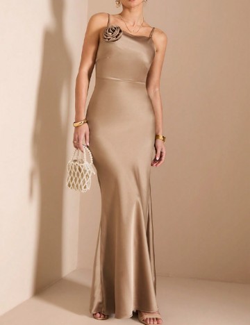 Rochie lunga SHEIN, maro