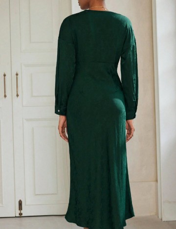 Rochie medie Aveloria, verde