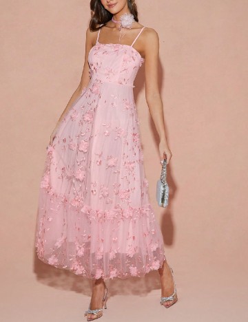 Rochie medie SHEIN, roz