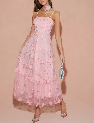 Rochie medie SHEIN, roz