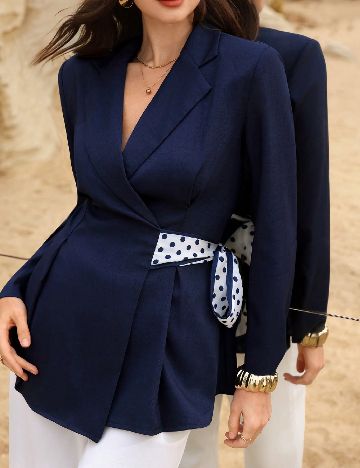 Blazer SHEIN, bleumarin