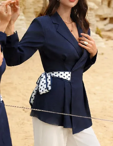 Blazer SHEIN, bleumarin