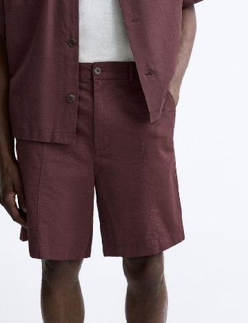 Pantaloni scurti Zara, visiniu