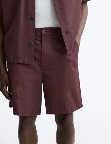 Pantaloni scurti Zara, visiniu