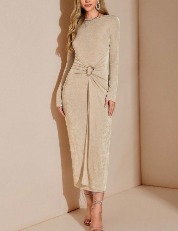 Rochie medie SHEIN, bej