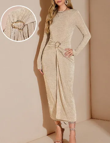 Rochie medie SHEIN, bej