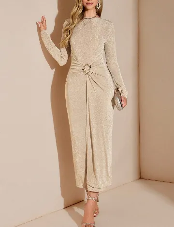 Rochie medie SHEIN, bej