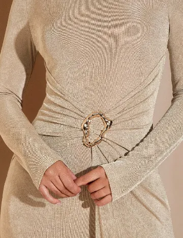 Rochie medie SHEIN, bej