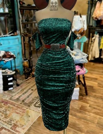 Rochie medie SHEIN, verde