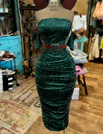 Rochie medie SHEIN, verde