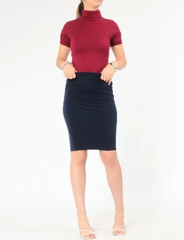 Fusta Bershka, bleumarin