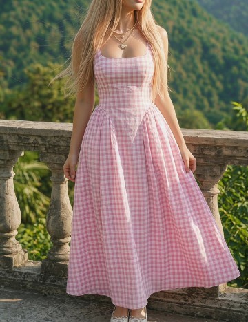 Rochie lunga SHEIN, roz