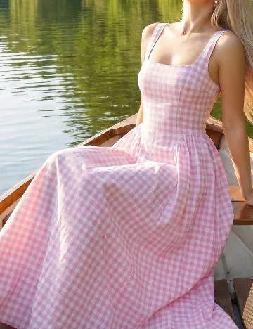 Rochie lunga SHEIN, roz