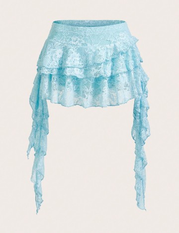 Fusta pantalon SHEIN, albastru