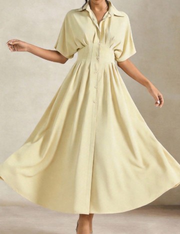 Rochie medie SHEIN, galben