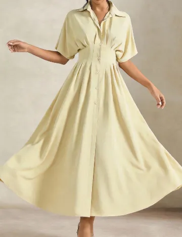 Rochie medie SHEIN, galben