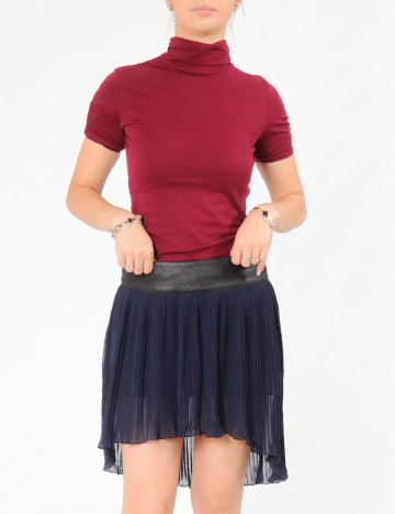 Fusta Bershka, bleumarin