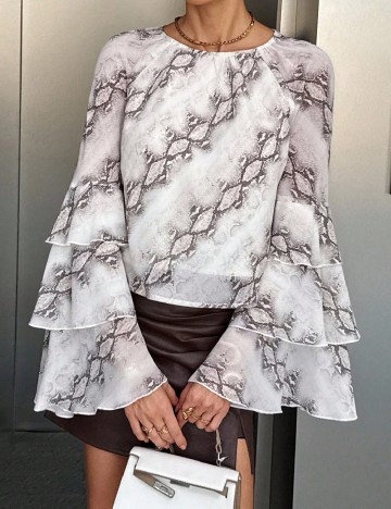 Bluza SHEIN, imprimeu sarpe