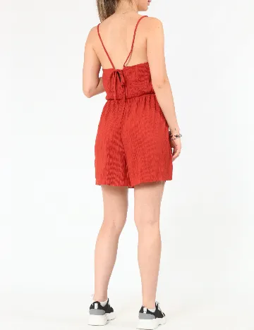 Salopeta Bershka, caramiziu