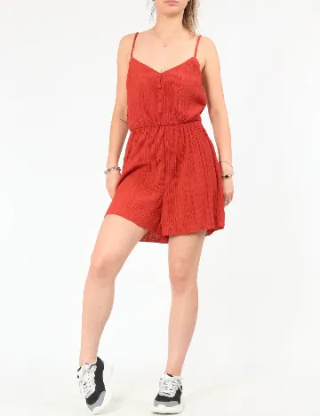 Salopeta Bershka, caramiziu