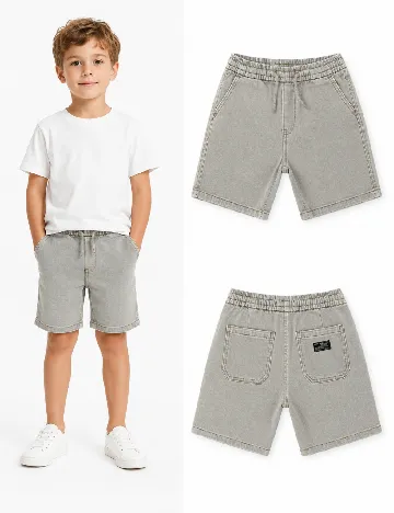 Pantaloni scurti Zara, gri