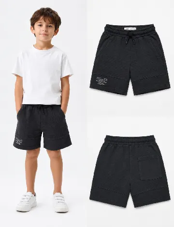 Pantaloni scurti Zara, negru