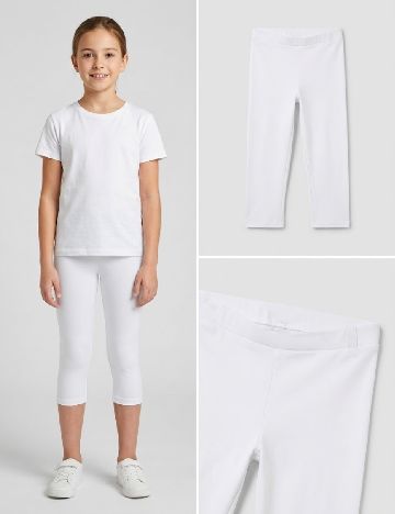 Colanti trei sferturi Zara, alb