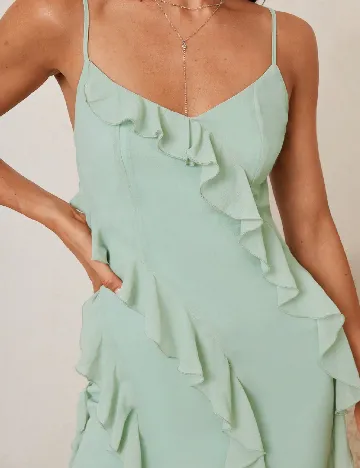 Rochie lunga SHEIN, verde