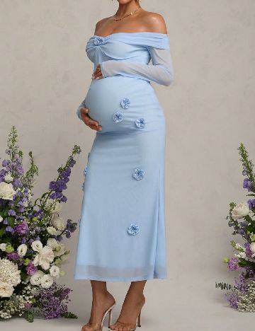 Compleu SHEIN Maternity, albastru