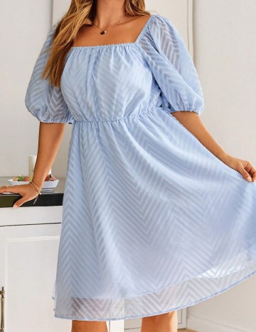 Rochie scurta SHEIN CURVE, albastru