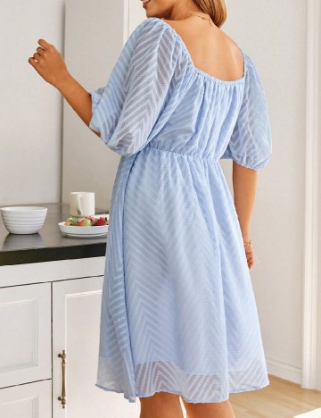 Rochie scurta SHEIN CURVE, albastru