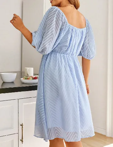 Rochie scurta SHEIN CURVE, albastru