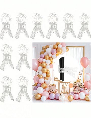 Set carlige 10 bucati SHEIN, transparent