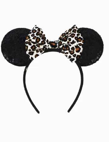 Coronita Shein Kids, negru/animal print