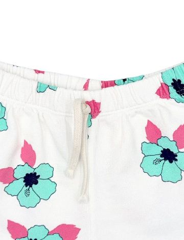 Pantaloni scurti Zara, alb