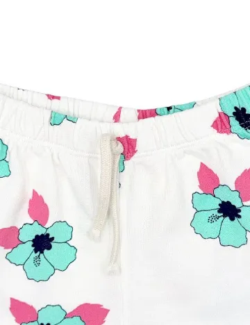 Pantaloni scurti Zara, alb