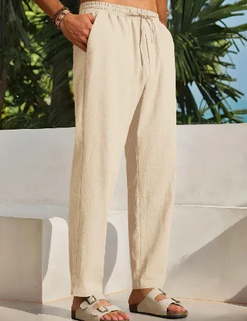 Pantaloni SHEIN, crem