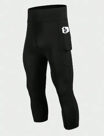 Colanti trei sferturi SHEIN, negru