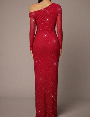 Rochie lunga SHEIN, rosu