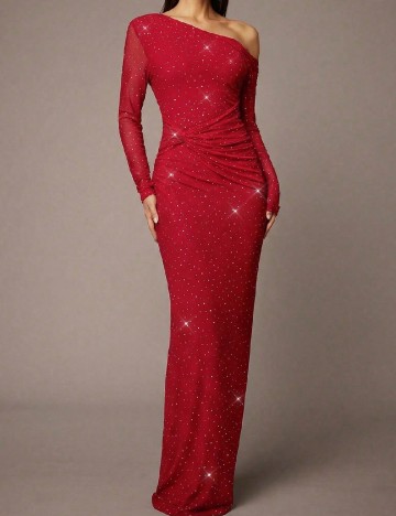 Rochie lunga SHEIN, rosu