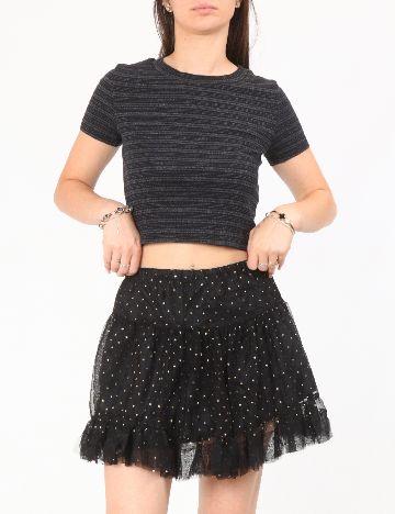 Fusta Zara, negru