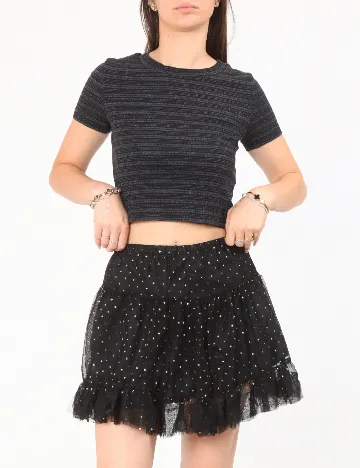 Fusta Zara, negru