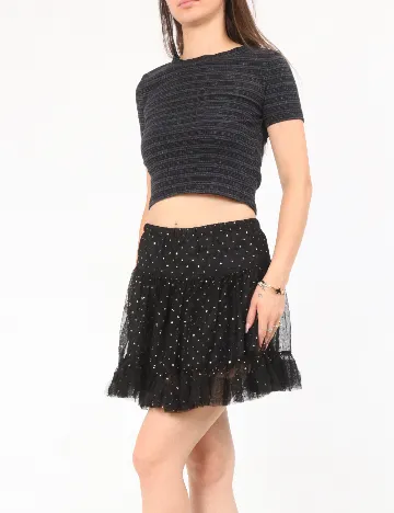 Fusta Zara, negru