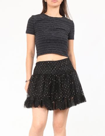 Fusta Zara, negru