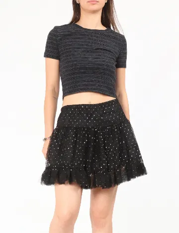Fusta Zara, negru