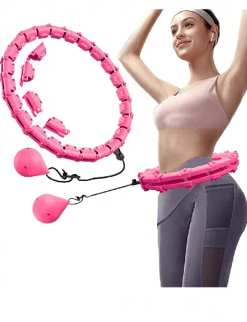 Cerc fitness cu greutate SHEIN, roz